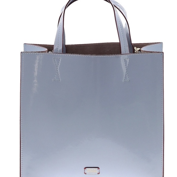 Frances Valentine Margo Vegan Tote Starlight Blue Beautiful Tote Bag L/N - Picture 7 of 8